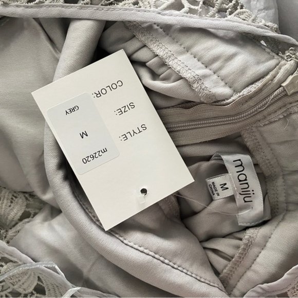 Maniju Lulus Savannah Nights Sleeveless Open Back Gown Maxi Dress Grey Gray New - Picture 12 of 16